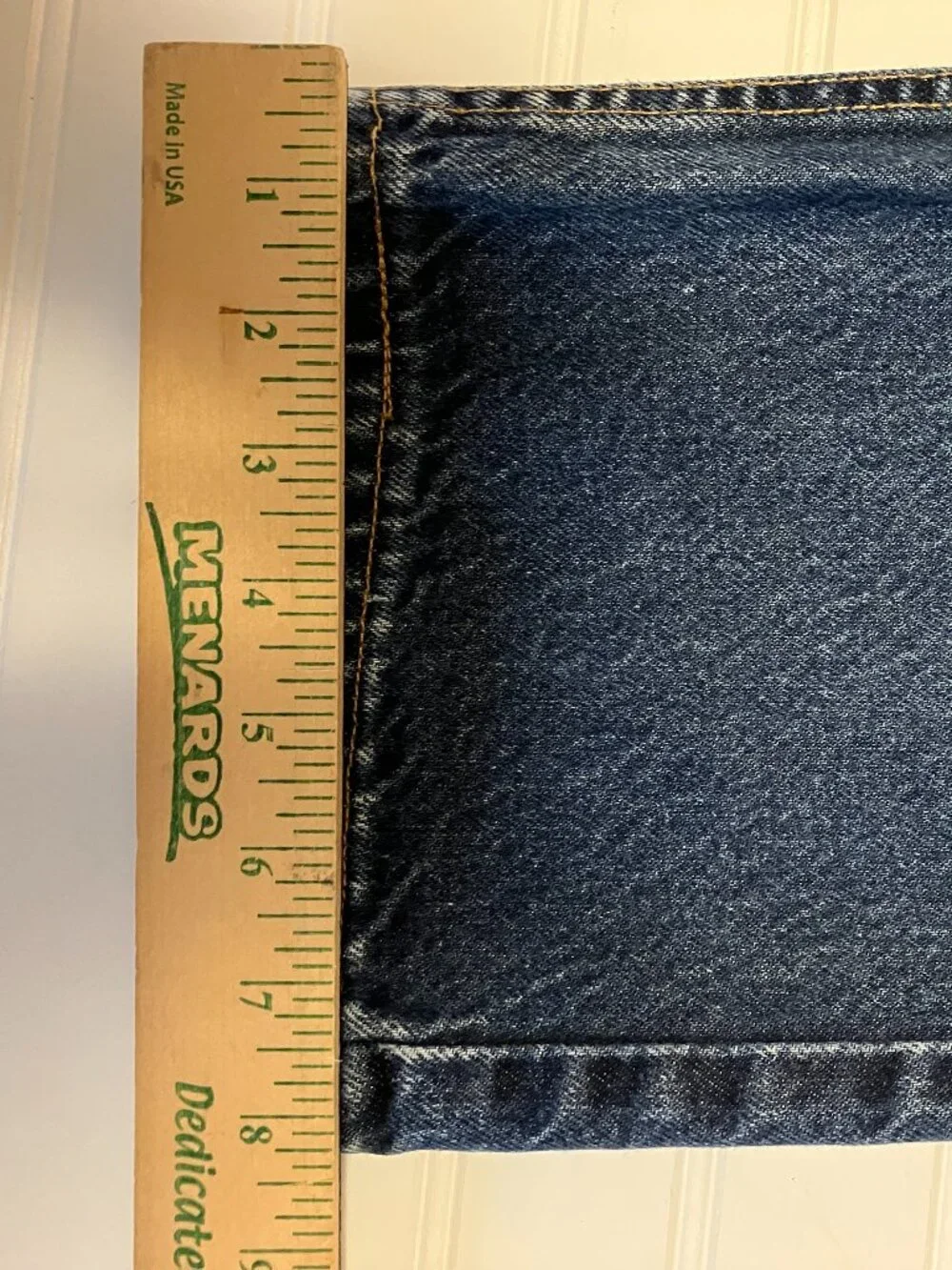 Vtg Levis 505 Jeans Made in USA Dark Wash Denim Mens 38x30 *True 36*